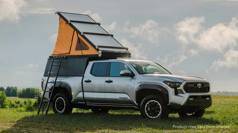 Кровать с палаткой для Toyota Tacoma 2024 — представлен кемпер GoFastCampers