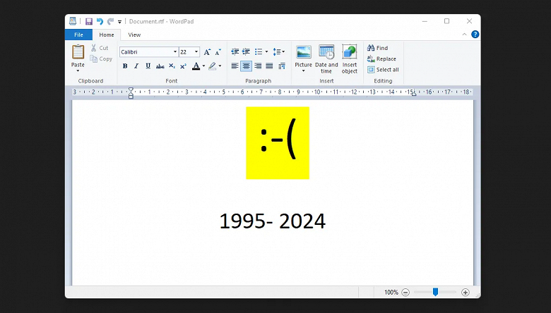 Microsoft избавляется от WordPad после 28 лет работы – редактор-ветеран присутствовал в ОС начиная с Windows 95