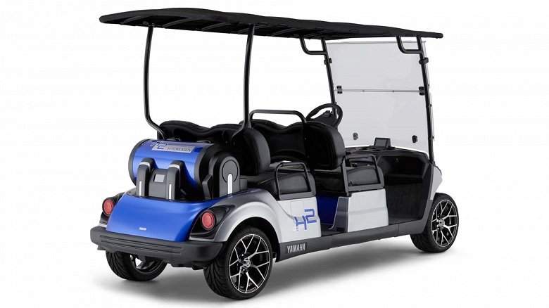 Представлен Yamaha Drive H2 — первый в мире гольф-кар с двигателем внутреннего сгорания на водороде