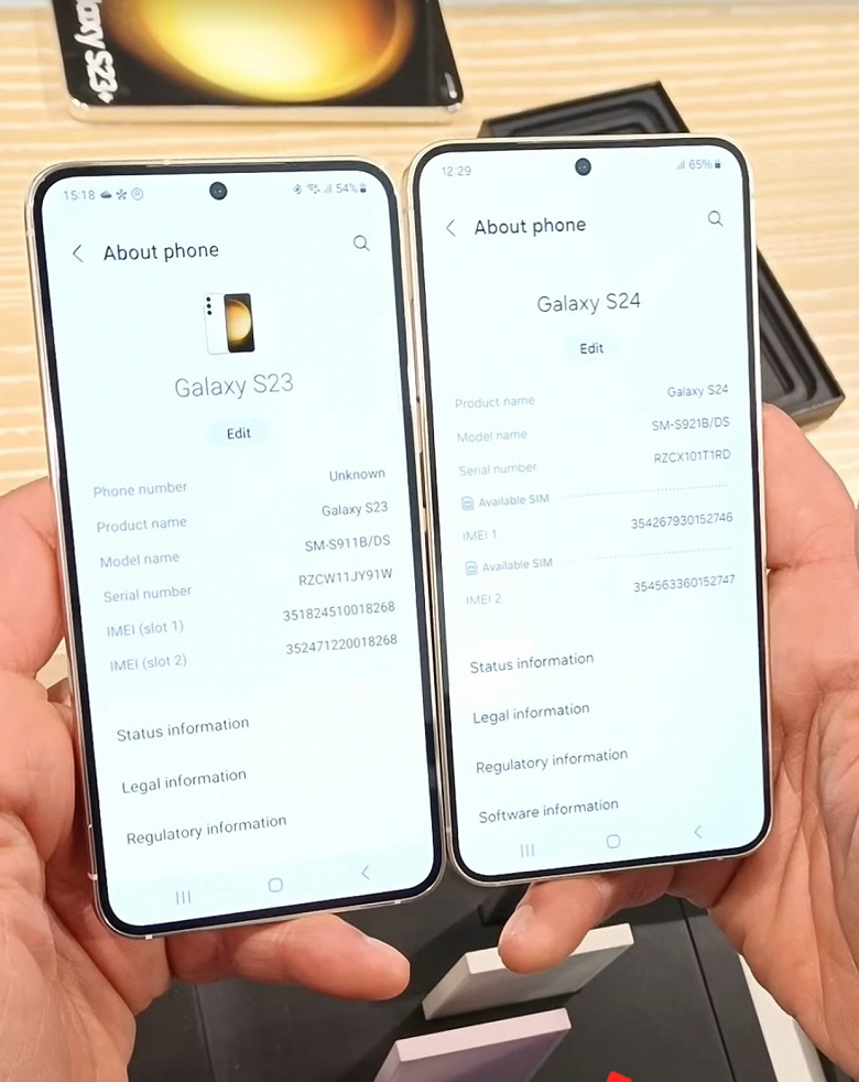 Новейший Samsung Galaxy S24 Ultra сравнили с прошлогодними Galaxy S23 Ultra и iPhone 15 Pro Max