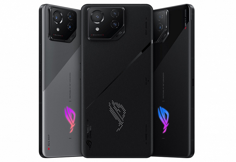 5500 мА·ч, IP68, 165 Гц, Snapdragon 8 Gen 3, улучшенная камера с оптическим зумом. Представлены Asus ROG Phone 8 и ROG Phone 8 Pro