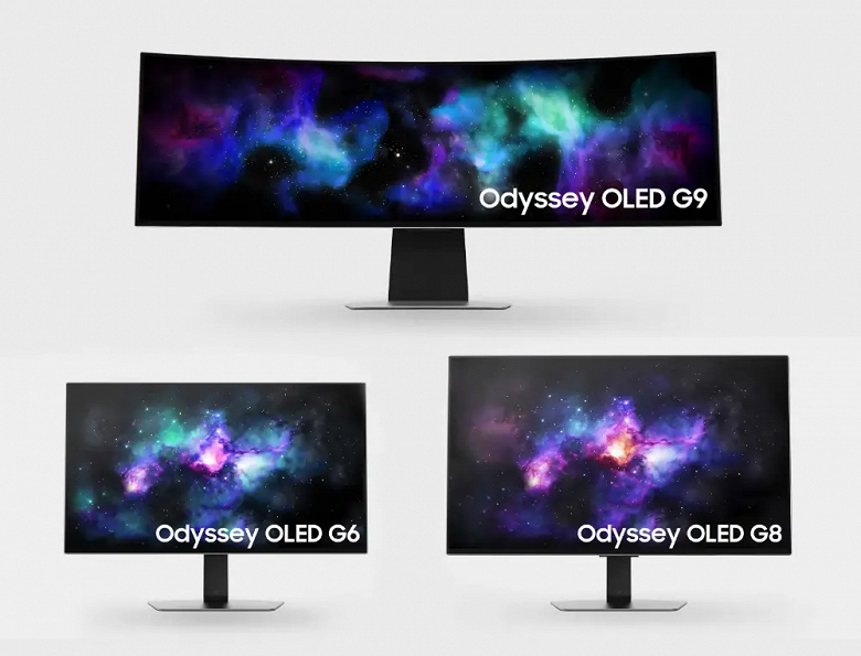 Представлены OLED-мониторы Samsung Odyssey нового поколения