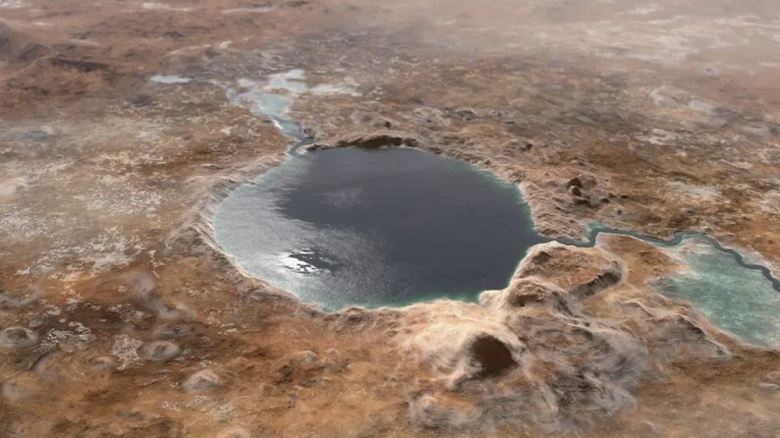 Изучение кратера Езеро раскрывает количество воды, которая покрывала Марс в прошлом