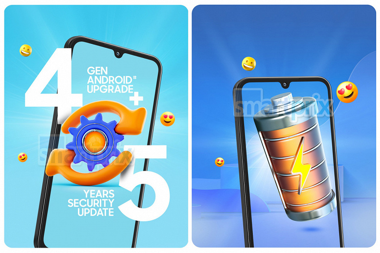 6000 мА·ч, 25 Вт, экран OLED 90 Гц и 4 года обновлений Anadroid за 180 долларов. Все характеристики Samsung Galaxy F15