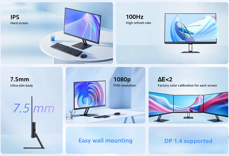 Представлен Xiaomi Monitor A24i для международных рынков