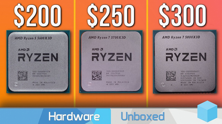 Вся игровая братия Ryzen 5000X3D в одном тесте. Обзор Ryzen 5 5600X3D, Ryzen 7 5700X3D и Ryzen 7 5800X3D показывает, что лучше купить геймеру