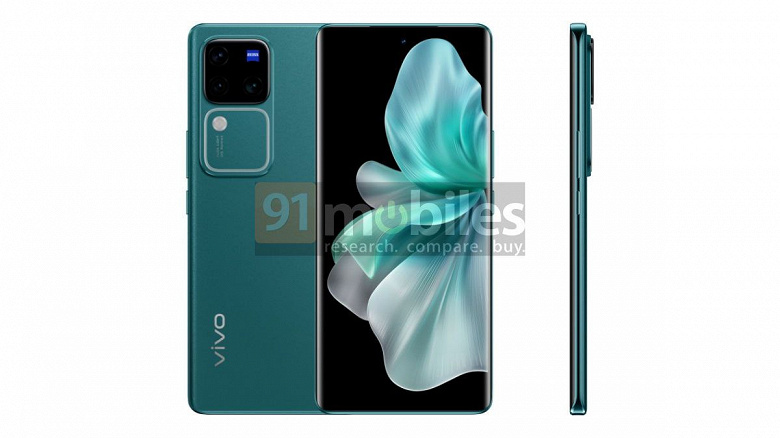 Mid-range smartphone with Zeiss top camera, IP54 protection and 80-watt charging. Images and specifications Vivo V30 Pro