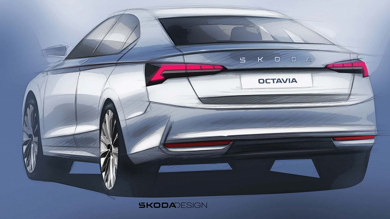 Это новая Skoda Octavia 2024, включая Octavia RS. Официальные изображения и дата анонса