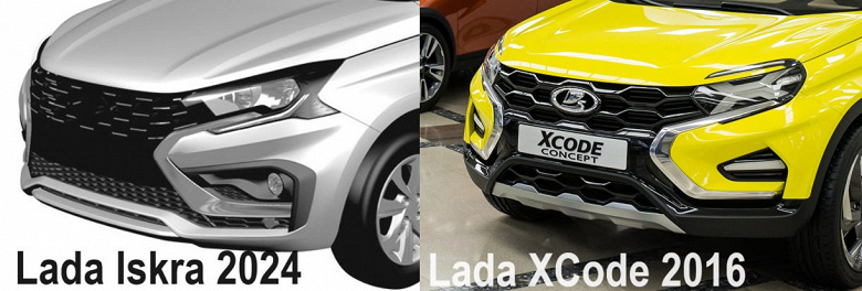 Lada Iskra оказалась не совсем новой моделью. Она очень похожа на Lada XCode 2016 года