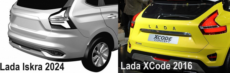 Lada Iskra оказалась не совсем новой моделью. Она очень похожа на Lada XCode 2016 года