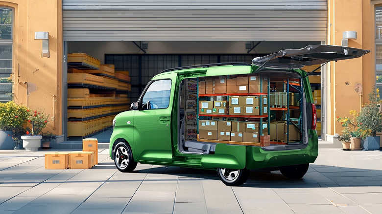 Мобильный бар, кофейня, мастерская, торговая точка, спальное место &mdash; в машине длиной менее 3,7 м. Представлен Wuling Zhiguang EV