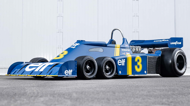Самый уникальный болид «Формулы-1» с шестью колесами и прозрачными панелями выставили на продажу