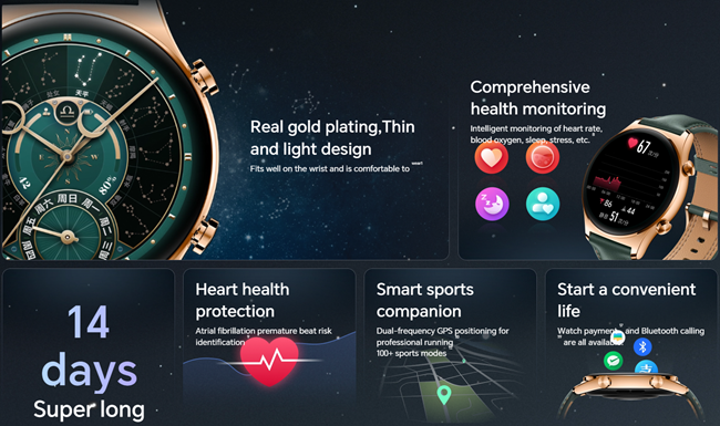 Большой AMOLED, SpO2, GPS и NFC. Представлены стильные часы Honor Watch GS4