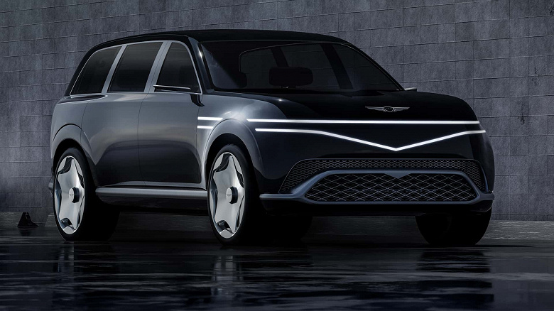 Такими будут премиум-внедорожники Hyundai нового поколения. Первые официальные изображения Genesis Neolun — конкурента Mercedes-Benz GLS и BMW X7
