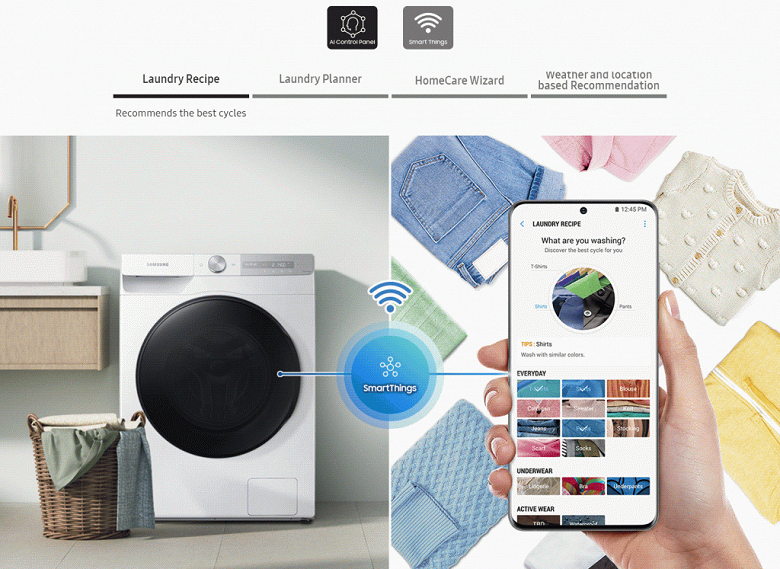 Представлены новейшие стиральные и сушильные машины Samsung: быстро и дёшево стирают, не портят вещи и покрываются 20-летней гарантией