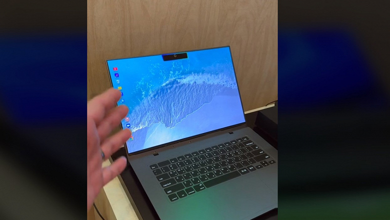 Первый безрамочный Windows-ноутбук с Dynamic Island показала Samsung
