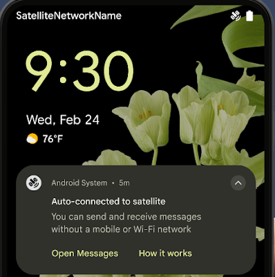 В Android 15 появилась поддержка спутниковой связи. Обмен SMS и MMS через спутник реализован в Android 15 Developer Preview 2