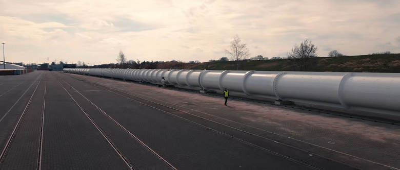 Hyperloop не забыт. В Нидерландах построили тестовый трек со всеми критическими технологиями вакуумного поезда