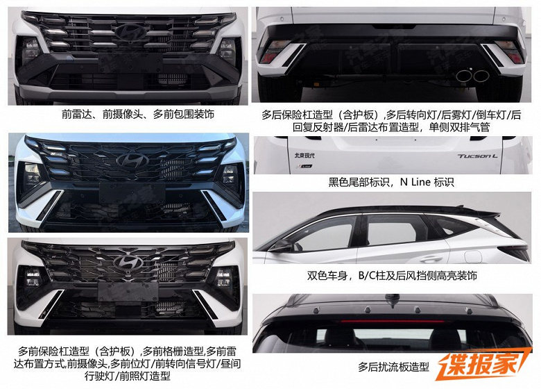 Новейший Hyundai Tucson L получит две версии. Их покажут на Пекинском автосалоне