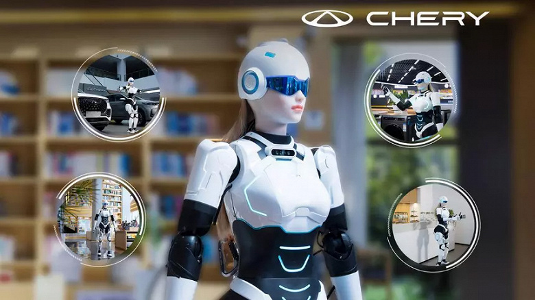 Chery представила человекоподобного робота Mornine с ИИ. Она может ходить и имитировать человеческую мимику