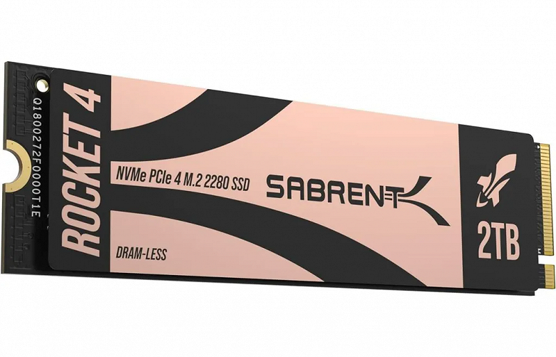 Представлены SSD Sabrent без буфера DRAM. Объявлены цены
