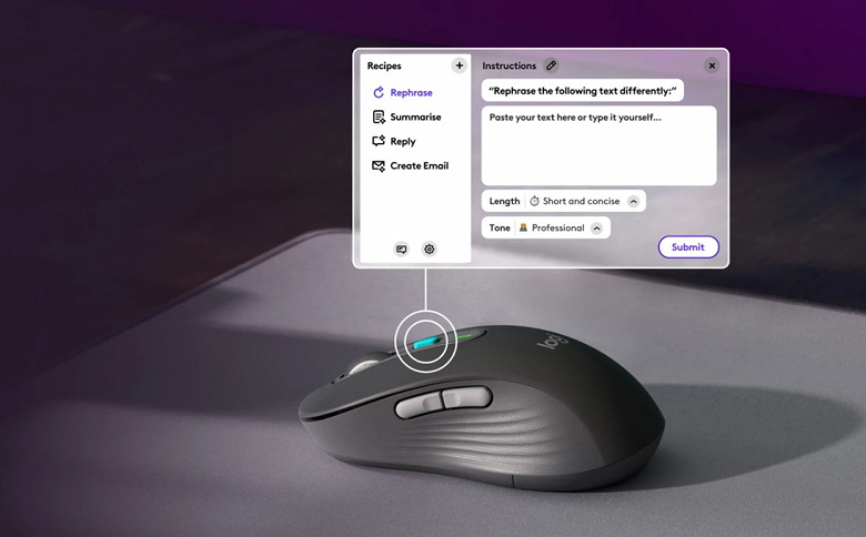 У Logitech вышла мышь со специальной кнопкой для ChatGPT