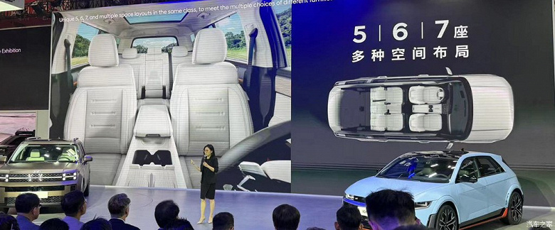 8-ступенчатый «автомат», полный привод и три экрана в салоне. Новый Hyundai Santa Fe представлен в Китае