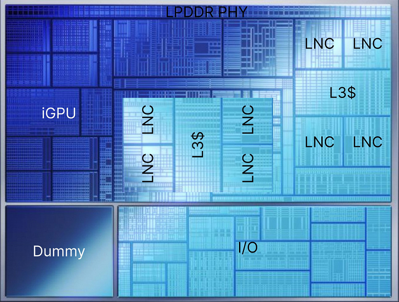 Вот какой получился бы процессор, если бы Intel отказалась от блока NPU. Появились качественные схематические изображения Lunar Lake