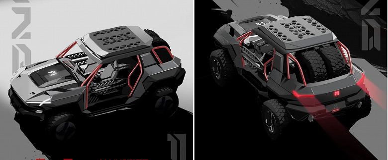 Единственный в Китае автомобиль с крутящим моментом 20 000 Н&middot;м и ценой более 500 000 долларов: представлен брутальный внедорожник Dongfeng Warrior M-Hunter