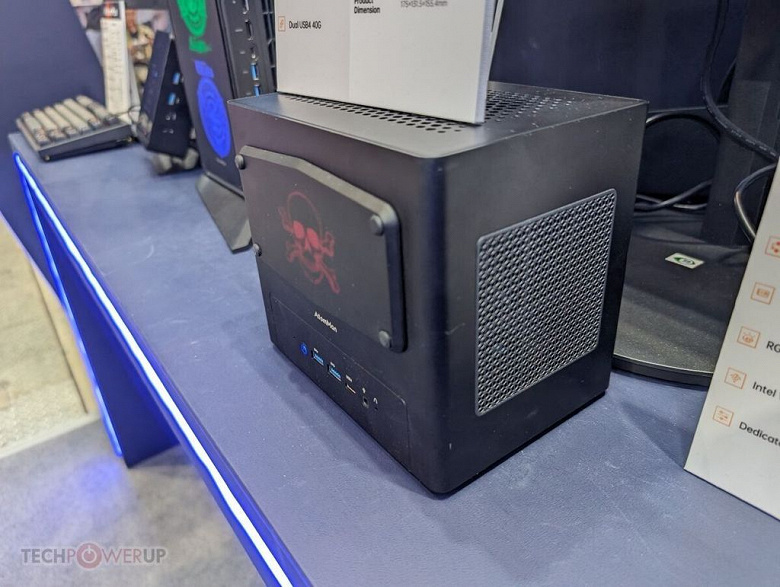 &laquo;Самый маленький в мире компьютер со встроенным водяным охлаждением&raquo;. На Computex показали AtomMan X7 Pt на базе 8-ядерного Ryzen 9 8945HS