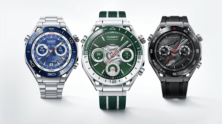 В России стартовали продажи обновленных умных часов Huawei Watch Ultimate