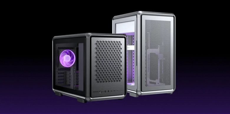 Компактный корпус-перевёртыш. Cooler Master представила модульный корпус MasterFrame 400 Mesh для плат microATX и Mini-ITX
