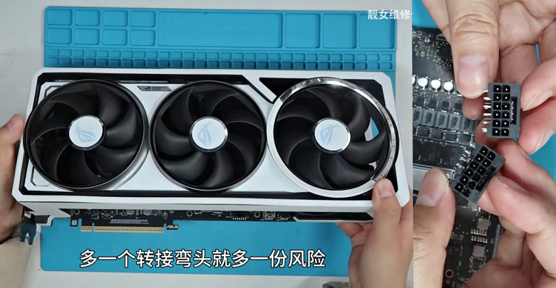 Китайская мастерица оживляет видеокарты, перепаивая разъёмы питания 12V-2×6/12VHWPR усиленными