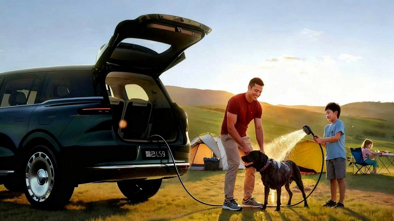 Кроссовер с запасом хода 1500 км, встроенным душем и поворотом всех колёс. Новейший IM LS9 уже стал бестселлерам по предзаказам в Китае