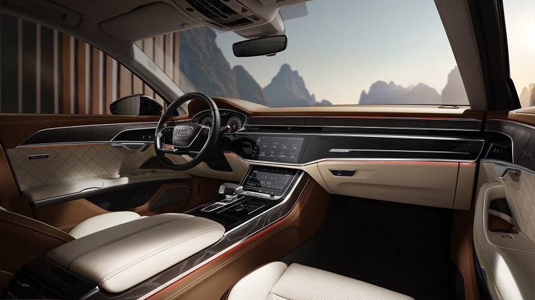 Флагманский представительский седан Audi A8 Horch 2025 подешевел в России &mdash; у официального дилера появилась более доступная версия с 3,0-литровым мотором