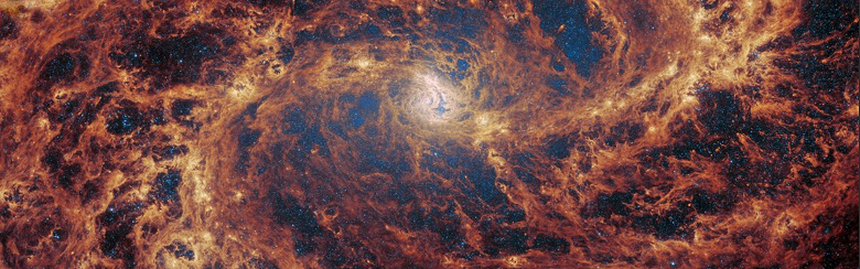 Черная дыра в центре галактики M83: космический телескоп «Джеймс Уэбб» помог разгадать многолетнюю загадку