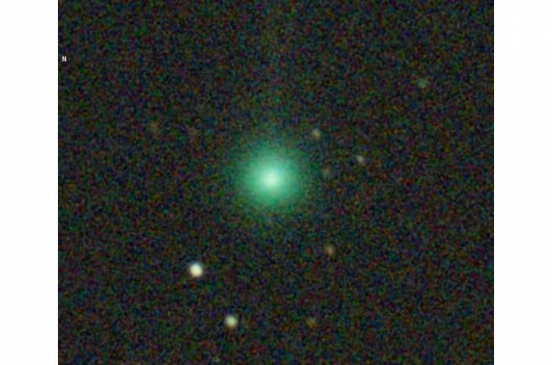 Зелёная комета SWAN, вероятно, распалась после сближения с Солнцем