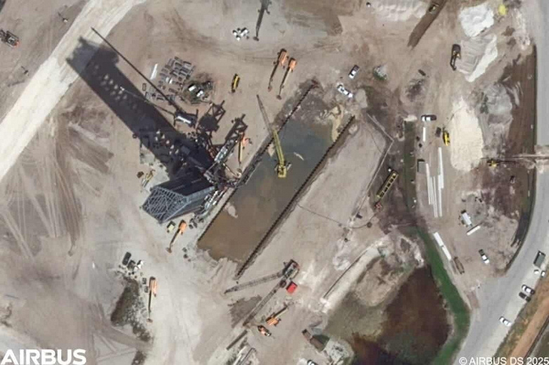 Из космоса показали новую стартовую площадку SpaceX Starship во Флориде