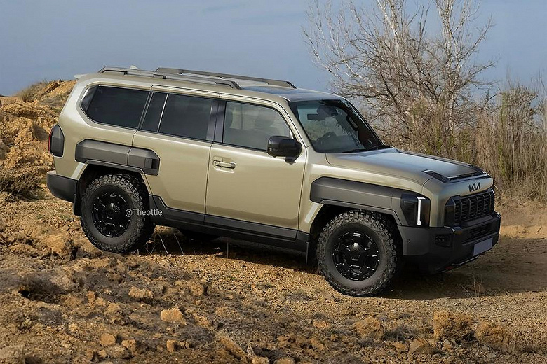 У Kia появится мощный внедорожник — конкурент Toyota Land Cruiser Prado