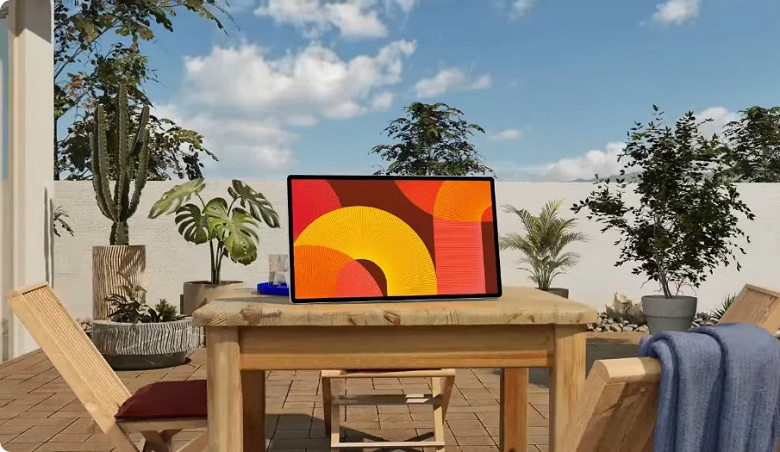 Samsung представила 120-герцевый телевизор Movingstyle TV, который работает от встроенного аккумулятора