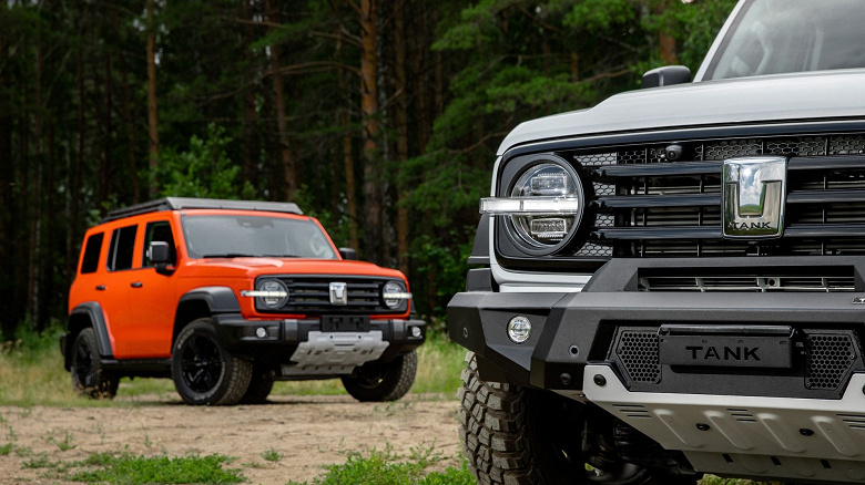 Рамный внедорожник Tank 300 рекордно подешевел в России