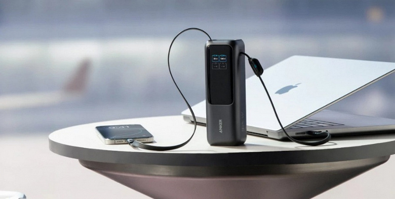 Внешний аккумулятор для ноутбука мощностью 165 Вт на 25 000 мА·ч. Представлен Anker Laptop Powerbank