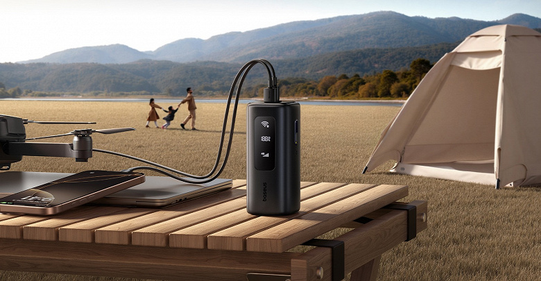 Первый в мире внешний аккумулятор и зарядное устройство со встроенной точкой доступа 4G. Представлен Baseus EnerGeek GX11