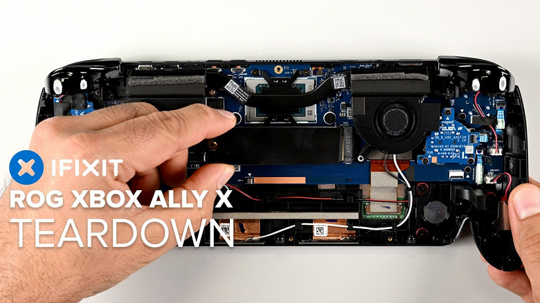 Как устроена внутри одна из самых мощных портативных игровых консолей. iFixit поставили Asus ROG Xbox Ally X высокий балл за ремонтопригодность