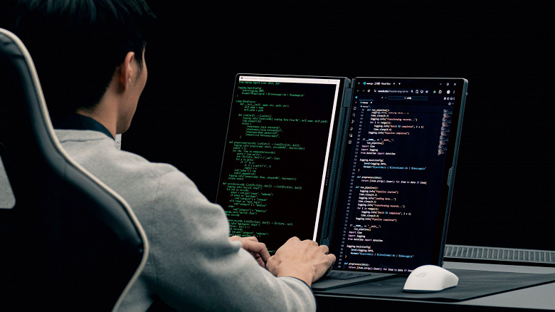 Asus ROG Zephyrus Duo 2026: ноутбук с парой 16-дюймовых 3K OLED-экранов и без физической клавиатуры Asus ROG Zephyrus Duo 2026: ноутбук с парой 16-дюймовых 3K OLED-экранов и без физической клавиатуры