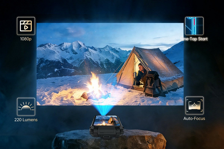 8849 Tank X: сверхпрочный смартфон с АКБ 17 600 мАч, Full HD проектором и камерой ночного видения