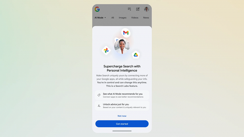 В поиске Google появился «Персональный интеллект», использующий информацию из Gmail и «Фото»
