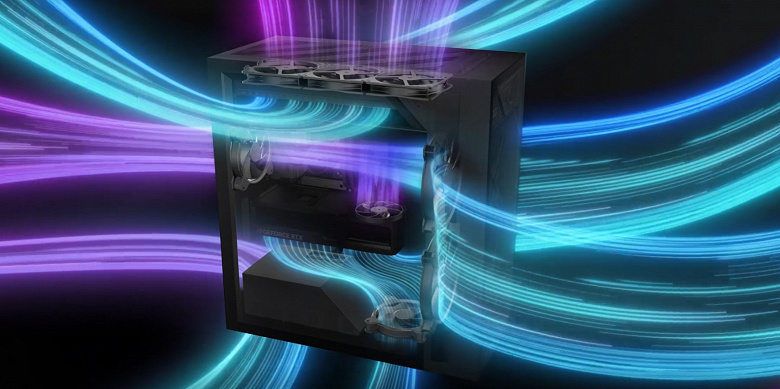 Asus представила ROG G1000 — огромный 40-килограммовый игровой ПК с тремя голографическими вентиляторами 