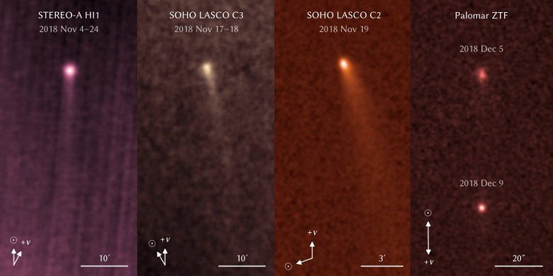 Комета-невидимка: объект (139359) 2001 ME1 считавшийся малой планетой, на самом деле регулярно проявляет кометную активность возле Солнца