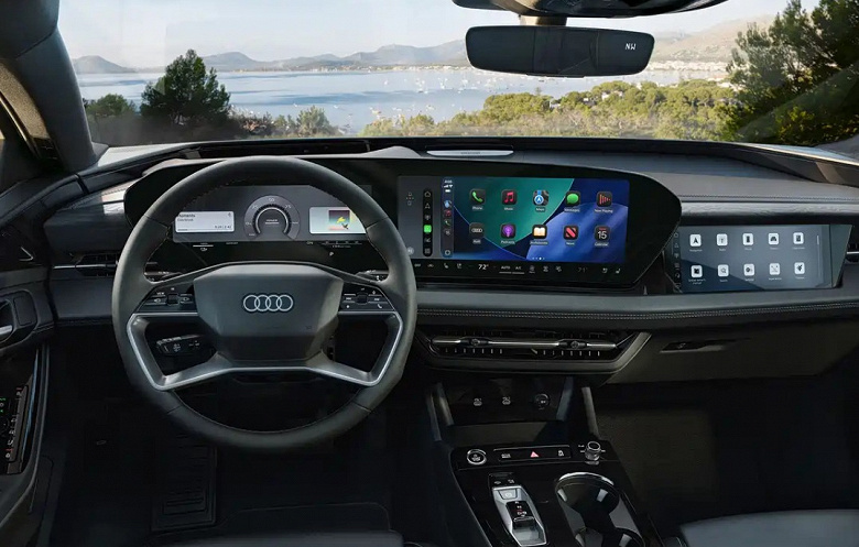 Audi показала новые модели e-tron с физическими кнопками на рулевом колесе